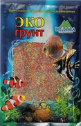 Фото ЭКОГРУНТ грунт для аквариума Цветной песок микс блестящий 0,5-1мм 7кг